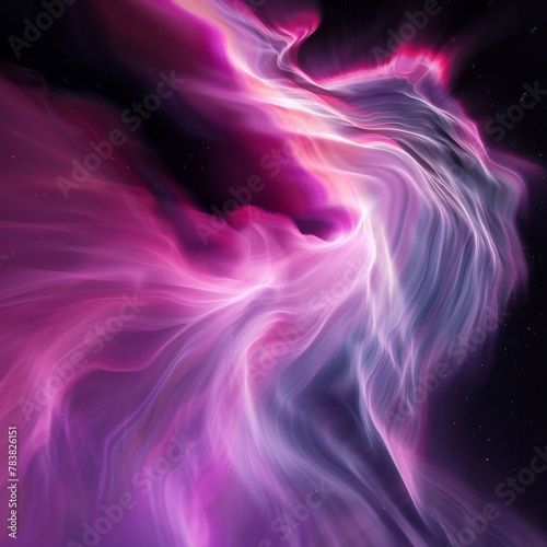 Pink Northern Lights Aurora