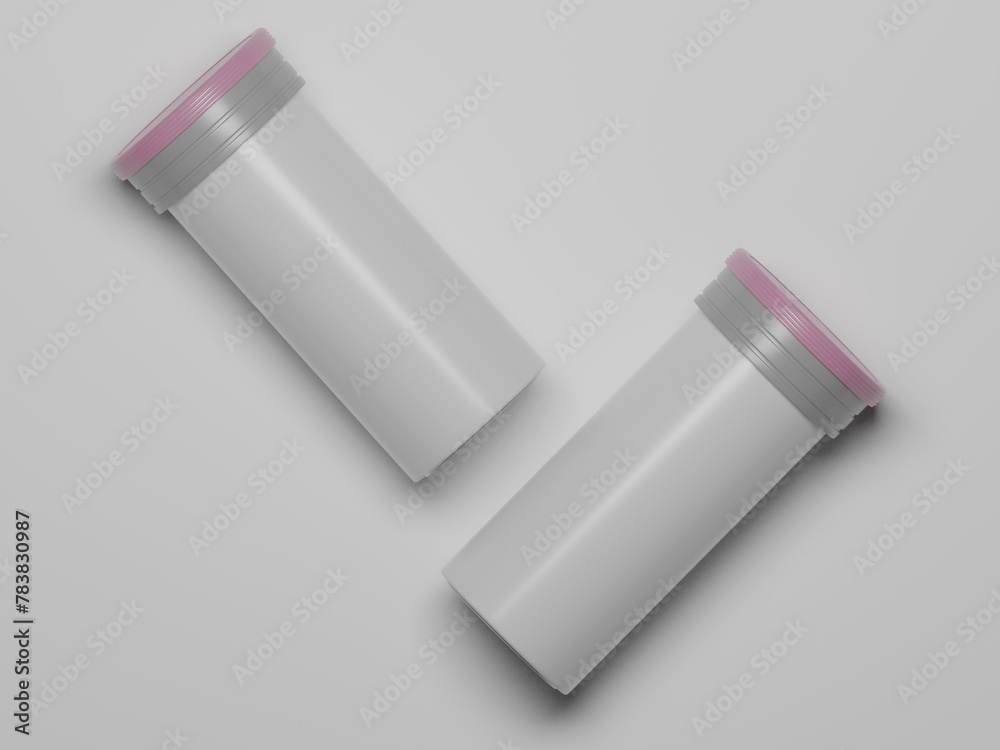 Pills bottle 3d illustration with white background Pills bottle 3d illustration with white background