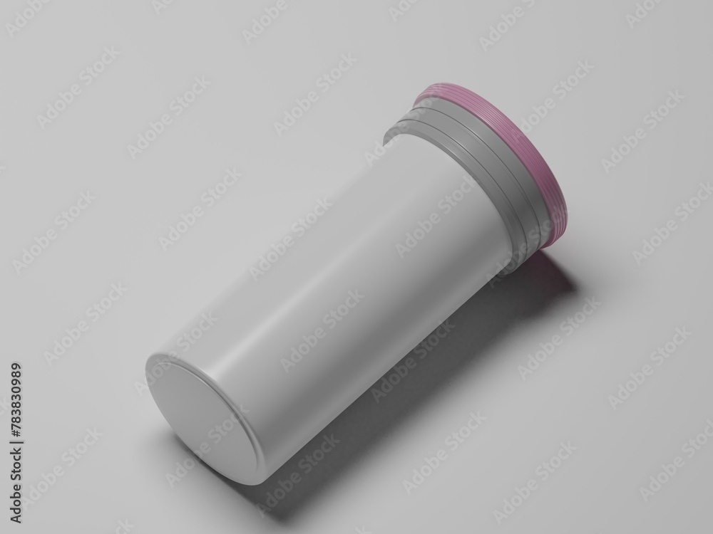 Pills bottle 3d illustration with white background Pills bottle 3d illustration with white background