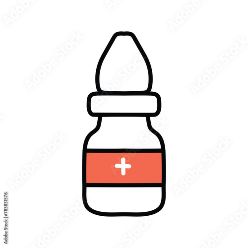 Anti septic drops - set of pharmacy icons that include symbols for medicine, bandages, medication, prescriptions, treatments, health, and syringes, in vector format for easy customization