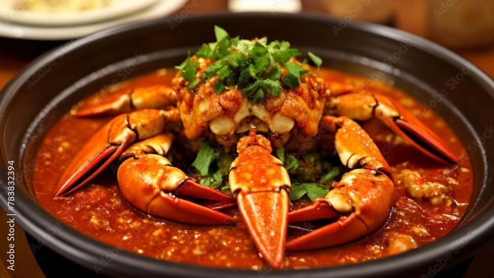 Deliciously cooked seafood in a bowl Deliciously cooked seafood in a bowl