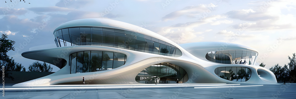 Organic architecture principles applied in a new public building, enhancing environmental fit and sustainability Organic architecture principles applied in a new public building, enhancing environmental fit and sustainability