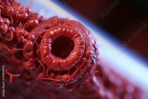 endoscopy for intestinal treatment microphotography