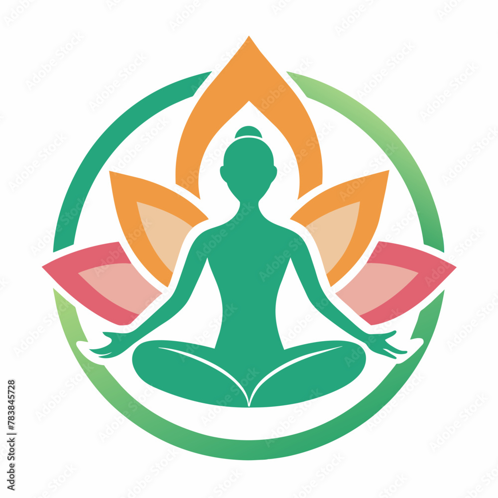 SerenityFlow: Logo Design for Yoga Studio SerenityFlow: Logo Design for Yoga Studio