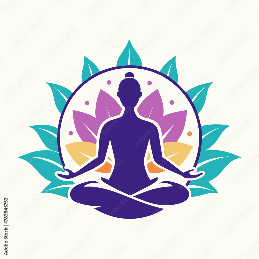 SerenityFlow: Logo Design for Yoga Studio SerenityFlow: Logo Design for Yoga Studio