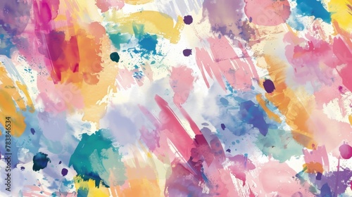 Abstract shapes water colors background