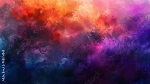 Abstract shapes water colors background photo
