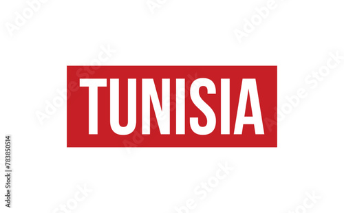 Tunisia Rubber Stamp Seal Vector