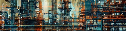 The veins of industry, a close-up on the complexity of refinery systems