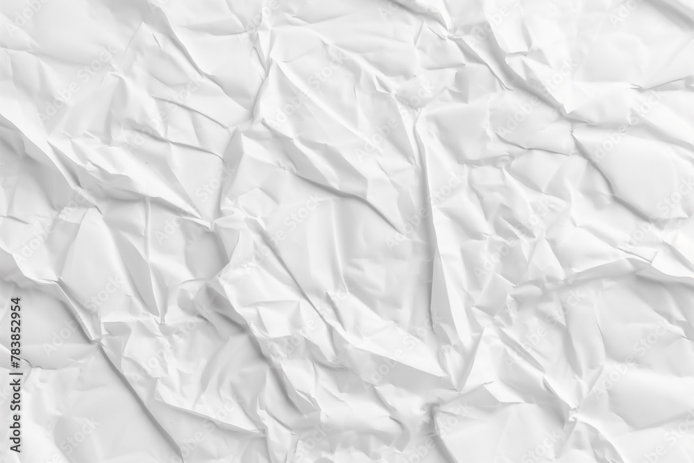 White paper texture background with crumpled effect, blank sheet for copy space White paper texture background with crumpled effect, blank sheet for copy space