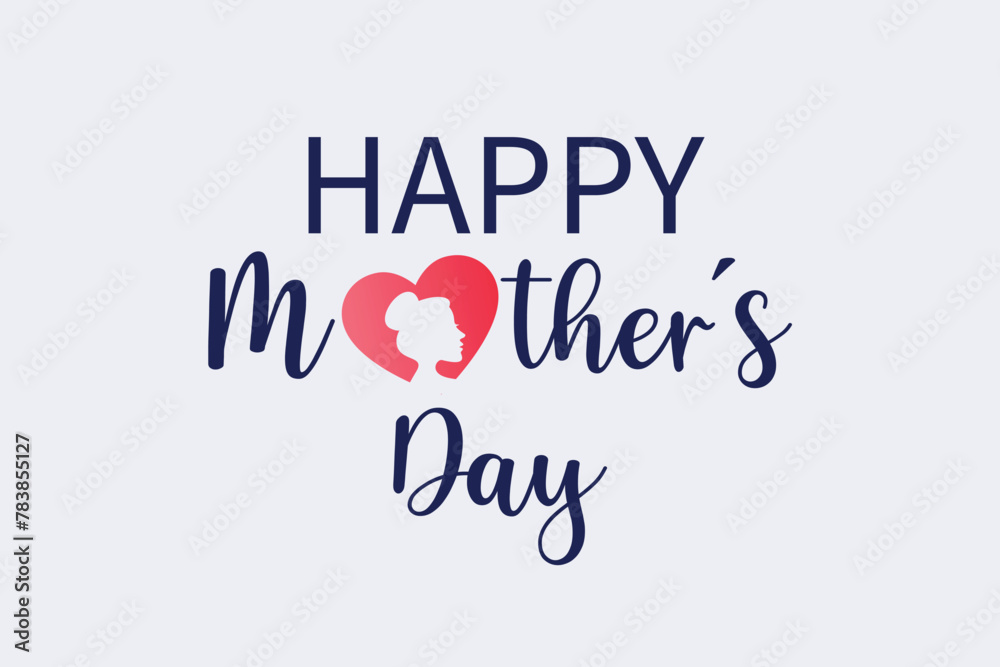 Happy mothers day poster background vector