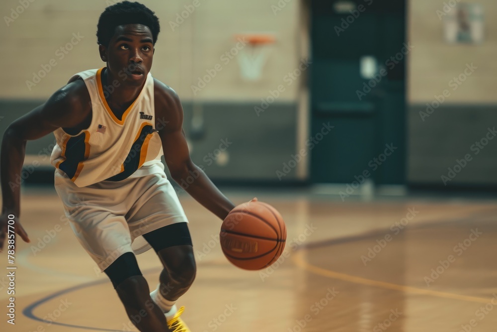 Masterful Dribble: A Basketball Symphony Masterful Dribble: A Basketball Symphony
