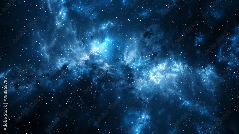 night sky blue space background