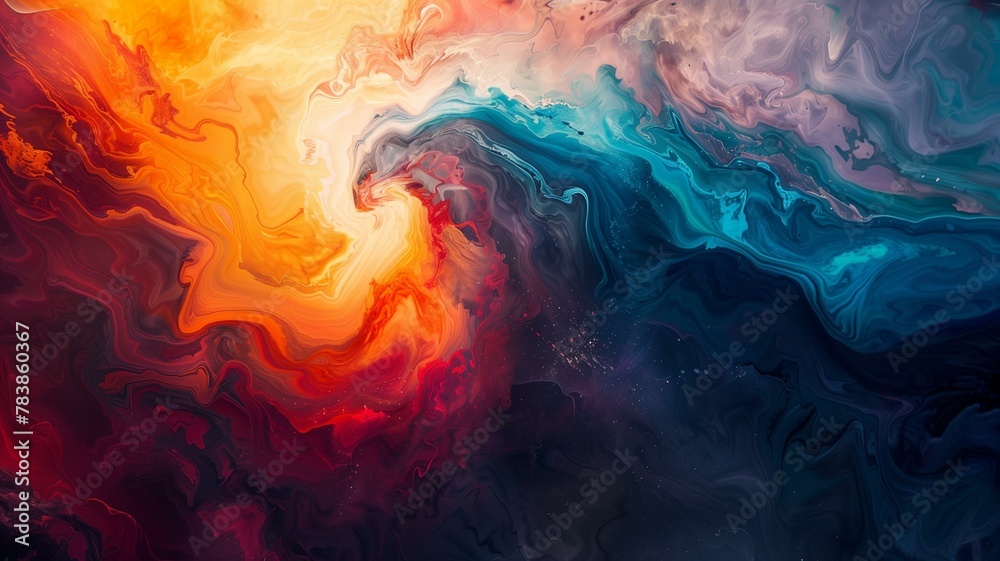 Step into a world of endless possibility with an abstract illustration painting art that defies convention and transcends boundaries.

