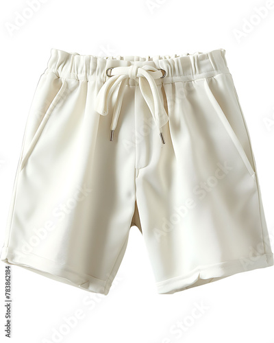 Isolated white pants, a versatile clothing item for various styles