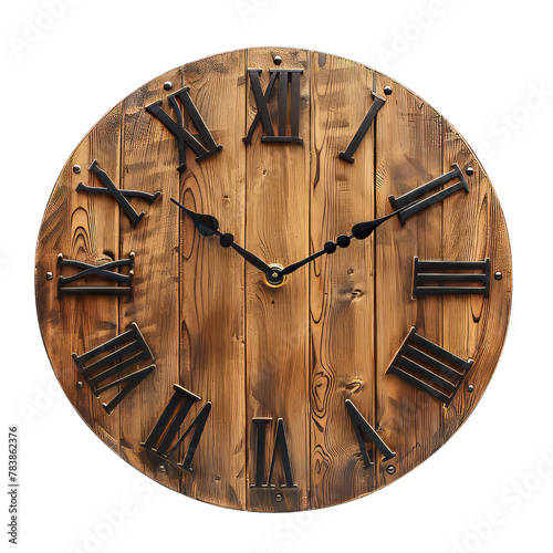 Old Wooden Clock photo