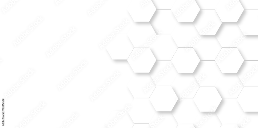 Background grid digital white creative mosaic light lines 3d Hexagonal structure futuristic white background and Embossed Hexagon , honeycomb white Background ,light and shadow ,Vector. Background grid digital white creative mosaic light lines 3d Hexagonal structure futuristic white background and Embossed Hexagon , honeycomb white Background ,light and shadow ,Vector.