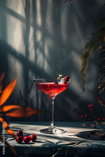 cocktail on the table