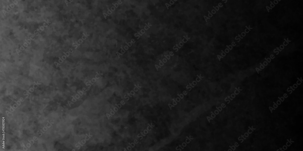 Fototapeta premium Black grunge abstract background.White dust and scratches on a black background. Distressed Rough Black cracked wall slate texture wall grunge backdrop rough background.