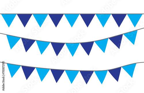 Colorful party flag illustration