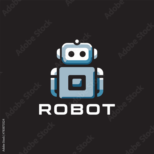 AI technology with cute robot characters. Cute ai characters for education. Communication technology mascot. Isolated cartoon robot. AI Content Creator. Chatbot technology. Vector illustration