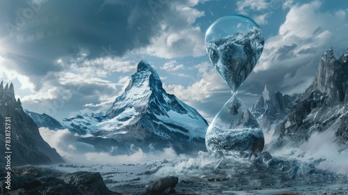 A Timepiece's Glacial Elegance photo