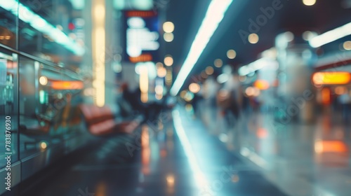 abstract blur shot in airport for background hyper realistic 