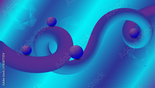 Colorful abstract fluid background .