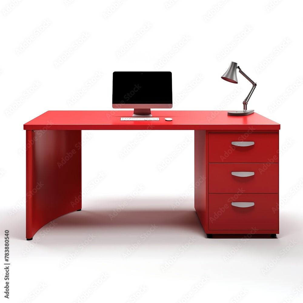 Corner desk red Corner desk red