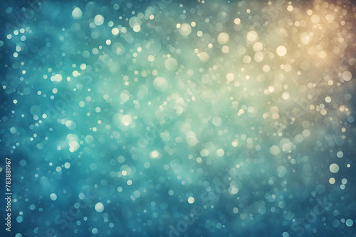 Blue bokeh   a normal simple grainy noise grungy empty space or spray texture   a rough abstract retro vibe shine bright light and glow background template color gradient