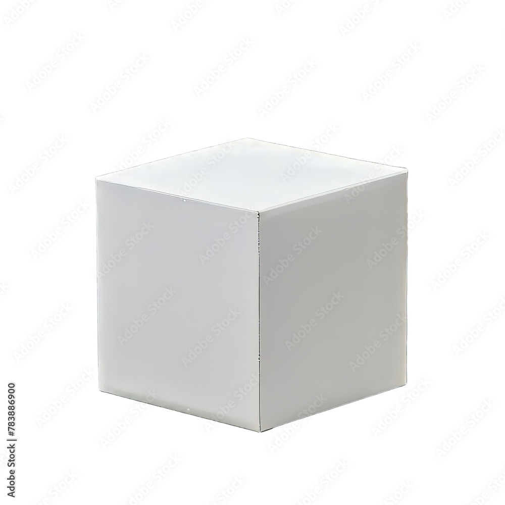 Cube white Blank Box Cube white Blank Box