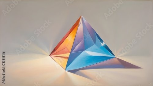 abstract background with triangles