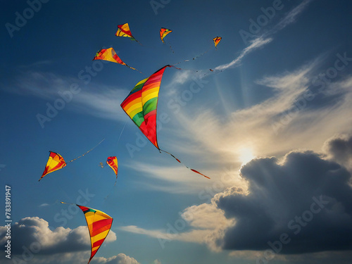 Kites Flying
