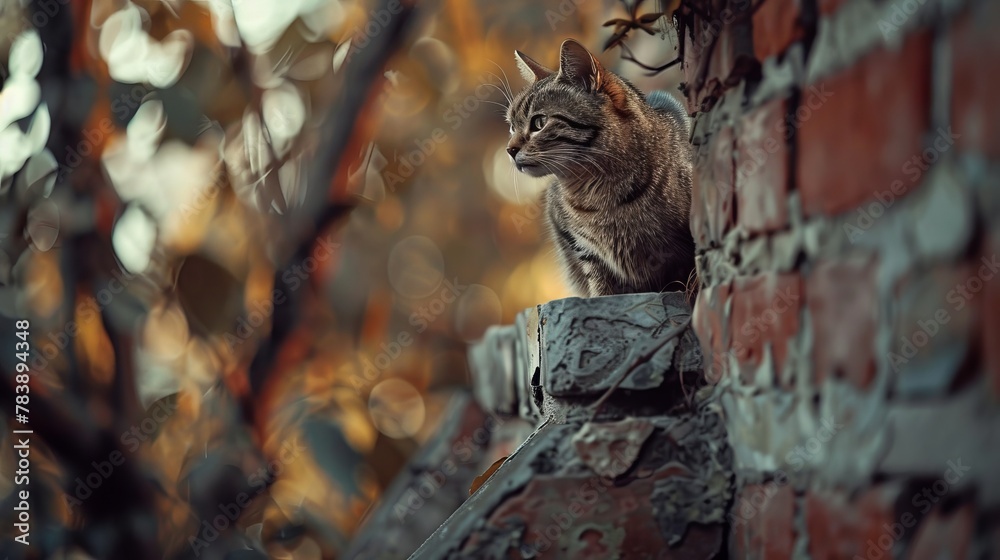 Contemplative Stray Cat Contemplative Stray Cat