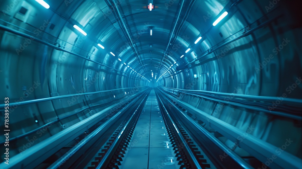 Futuristic Maglev Tunnel Network Futuristic Maglev Tunnel Network