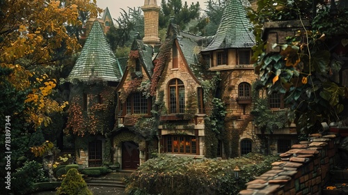 Whimsical Fairytale Castle Architecture