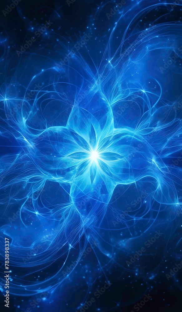 Abstract background of yellow beams of glowing energy. AI Generated Abstract background of yellow beams of glowing energy. AI Generated