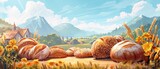 Let the aroma of freshly baked English breads guide you through this delectable landscape of food and adventure