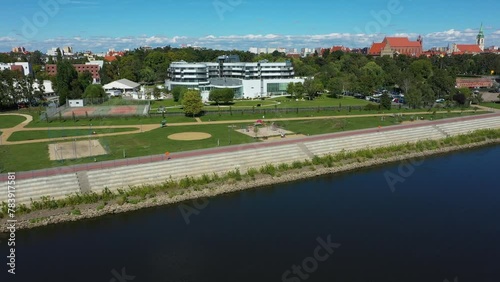 Vistula Commons Torun Blonia Nadwislanskie Aerial View Poland photo