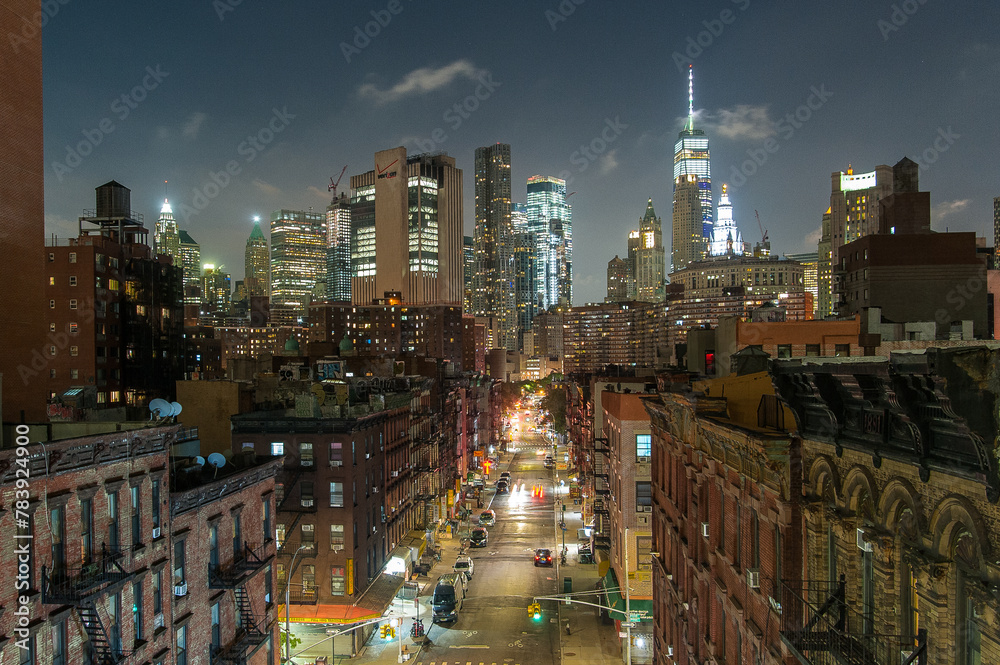 Fototapeta premium China Town bei Nacht