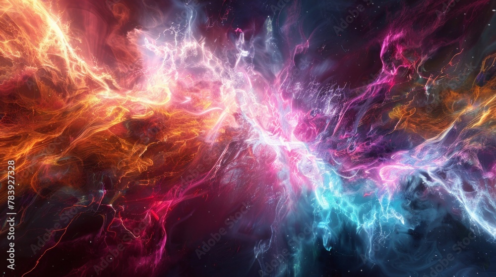 AI Energy Usage: Abstract Representation of Power Consumption AI Energy Usage: Abstract Representation of Power Consumption