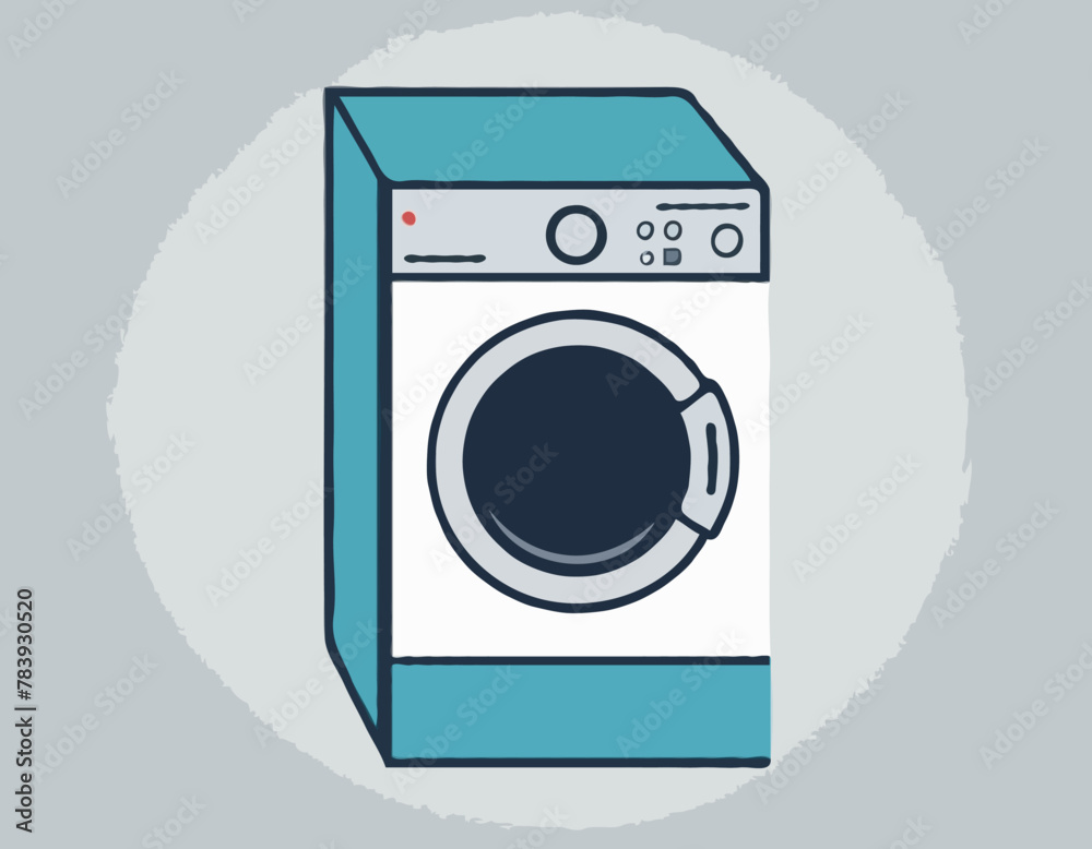 Tumble dryer. Icon for design. Easily editable
Tumble dryer. Icon for design. Easily editable