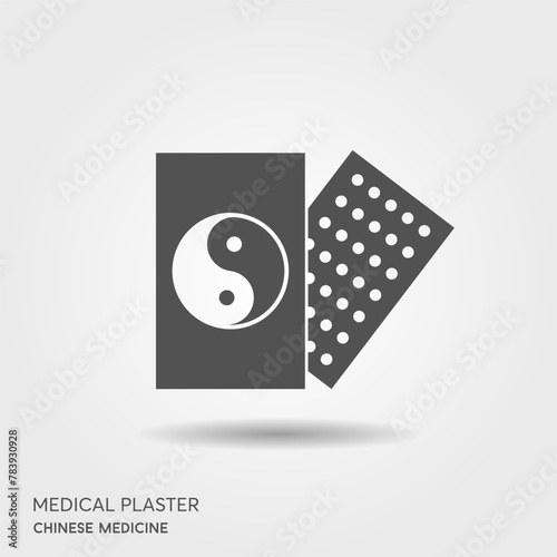 Medical plaster. The means of Chinese traditional medicine