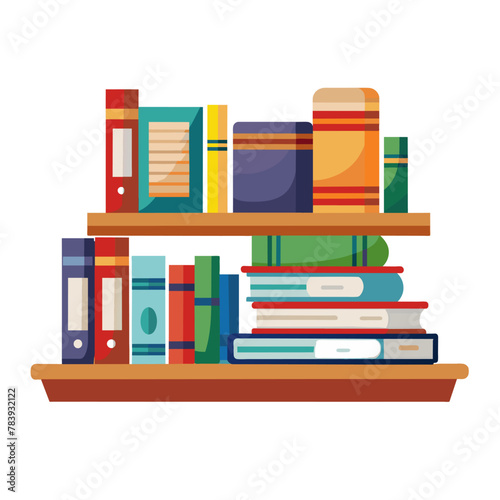 file folders on shelf for business design