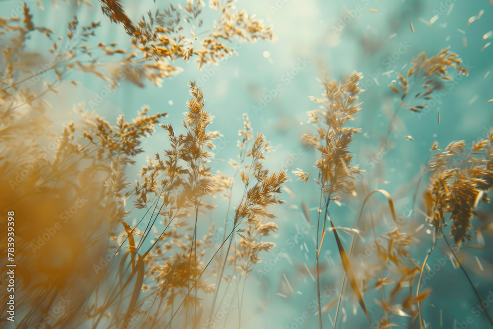 Secret life of grass, beautiful, idyllic spring summer nature background with wild meadow grass close up Secret life of grass, beautiful, idyllic spring summer nature background with wild meadow grass close up