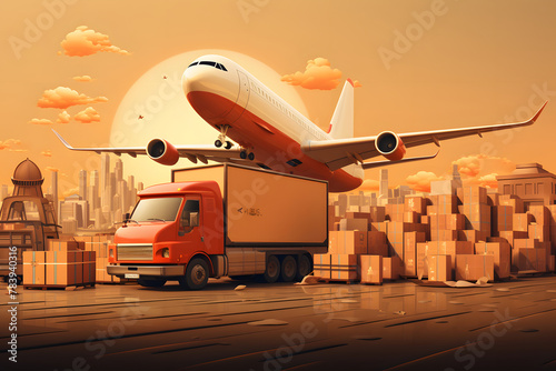 Logistic transportation for delivery