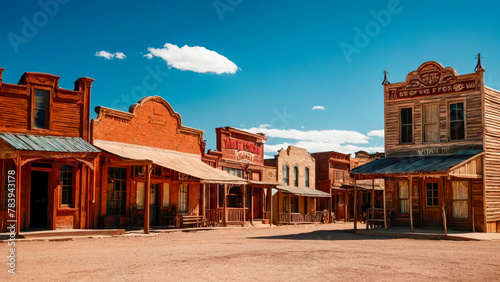 Old-fashioned Western America photo