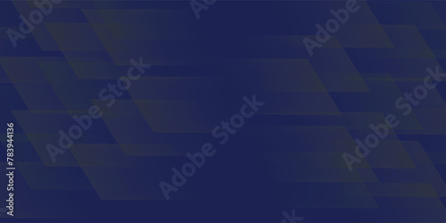 Abstract blue banner design vector, dynamic sporty horizontal background template with blue and yellow shapes for media promotion or web banner photo