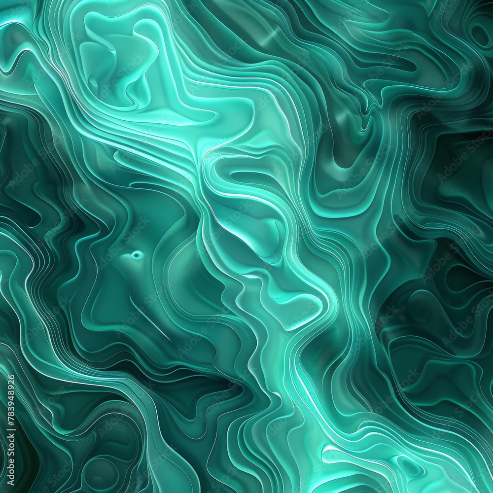 Green Wavy Lines Background Green Wavy Lines Background