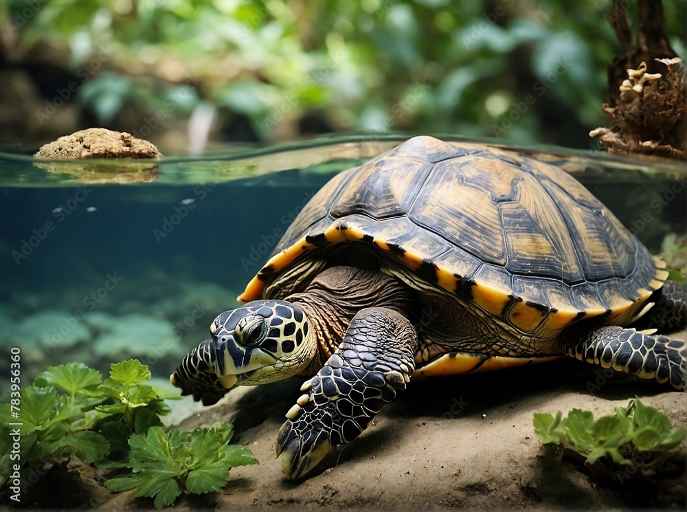 Obraz premium Marking World Turtle Day Promoting Turtle Preservation Efforts